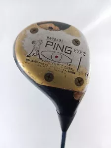 Vintage Ping Eye 2 Driver Right Handed Regular Flex Steel Shaft 42" - Picture 1 of 8