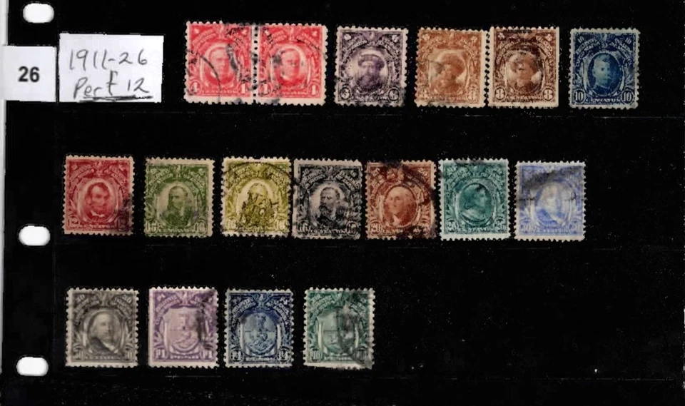 Sellos de Filipinas 1911 - 26 Perf 12 usados y como nuevos Foto 1 de 1