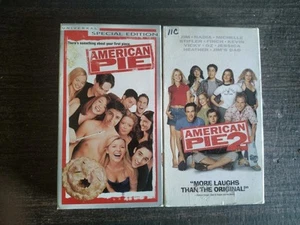 American Pie 1 & 2 VHS Video Tape Lot - Picture 1 of 4