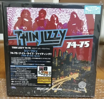 7CD Boxset Thin Lizzy-"74-75: Nightlife/Fighting!!" (Japan, SHM-CD) Foto 1 de 4
