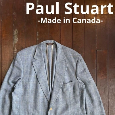 Paul Stuart Canadian Tailored Jacket Used Men Size M Navy VIN - Image 1 of 4