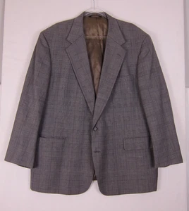 Blazer Tom James Executive Collection 2 Botones Talla 44 Marrón Cuadros - Imagen 1 de 10
