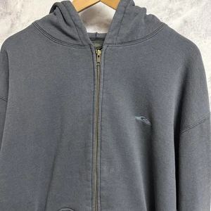 Vintage Quiksilver Hoodie Sweatshirt Herren L/XL 24x28 Blau Zip Surf Y2K 90s - Bild 1 von 12