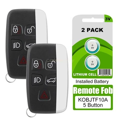 2 para Land Rover 2012-2016 LR4 2012-2015 LR2 mando a distancia coche llavero entrada KOBJTF10A Foto 1 de 4