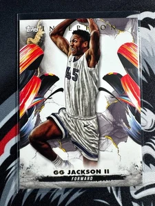 2025 Topps Inception GG Jackson II Rookie Card RC Forward Memphis Grizzlies - Picture 1 of 2