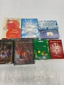 New Oracle Cards And Tarot Decks Lot 8 FREE SHIPPING - Picture 1 of 9