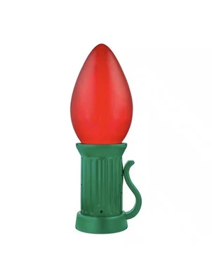 3 ft. Battery Operated LED Jumbo Red Bulb Holiday Decor New Home Accents - Image 1 of 4