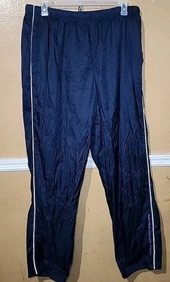 Pantalones de chándal cortavientos vintage Nautica Competition para hombre XL con cremallera de algodón Foto 1 de 4