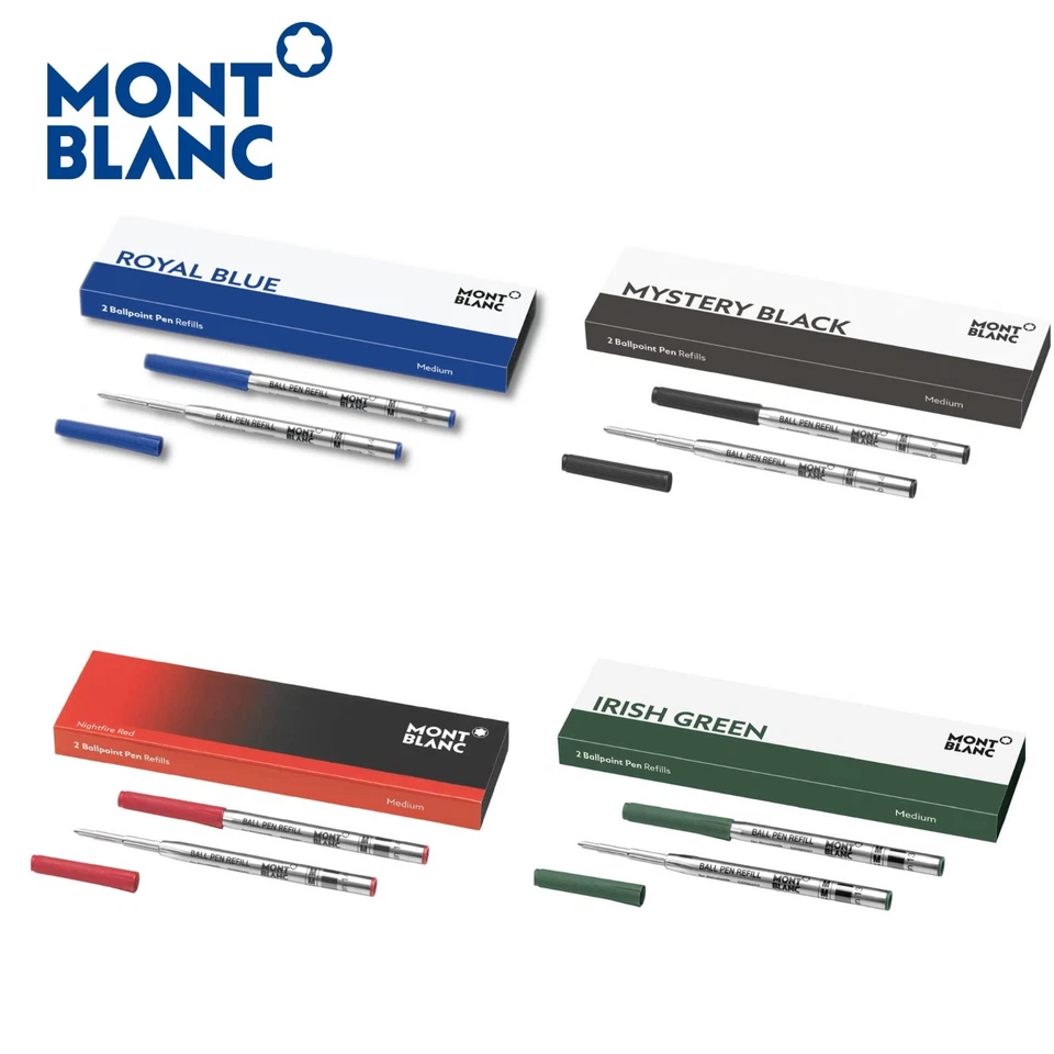 Montblanc Kugelschreibermine Mine Refills M (medium) 2 Stück Farbe: wählbar - Bild 1 von 1