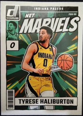 2024-25 Panini Donruss - Net Marvels Tyrese Haliburton #10 Indiana Pacers - Image 1 of 2