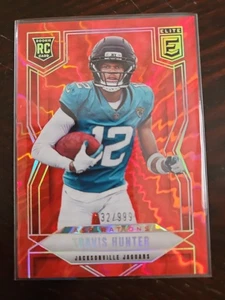 2025 Panini Donruss Elite Travis Hunter #114 Aspirazioni Rosse /999 Jaguars Rookie - Foto 1 di 3