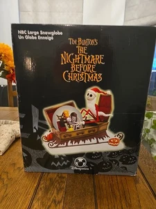 Neu im Karton! Große Disney Santa Jack Skellington Nightmare Before Christmas Schneekugel - Bild 1 von 6