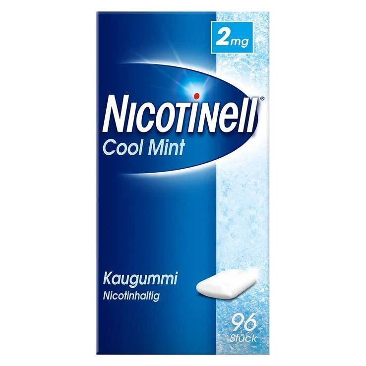 NICOTINELL Kaugummi 2 mg Cool Mint (Minz-Geschmack) · 96 St · PZN 06580352