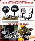 "BAR END MIRROR, BLACK" Fit For Royal Enfield Meteor 350/Hunter 350/Classic 350