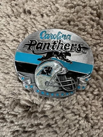 Vintage Carolina Panthers Belt Buckle 1994 Limited Edition #3216 Of 10,000 Cover