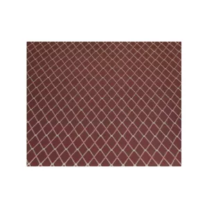 Diamond Grill Cloth 31x28" Oxblood Red/Yellow/Green Guitar Amplifier Speaker - Picture 1 of 2