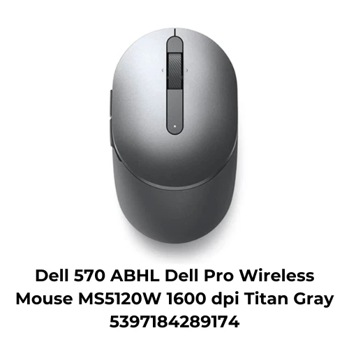 Dell 570 ABHL Dell Pro Wireless Mouse MS5120W 1600 dpi Titan Gray 5397184289174 - Image 1 of 1