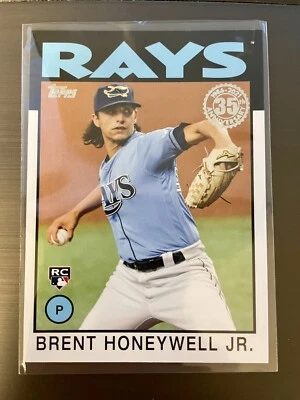 2021 Topps Update Brent Honeywell Jr. RC 1986 35th Anniversary insert #86B-50 - Image 1 of 2