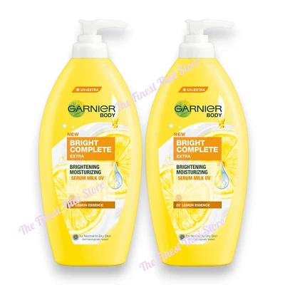 Garnier Brightening Moisturizing Bright Complete Extra Body Lotion 400ml Pack 2 - Image 1 of 3