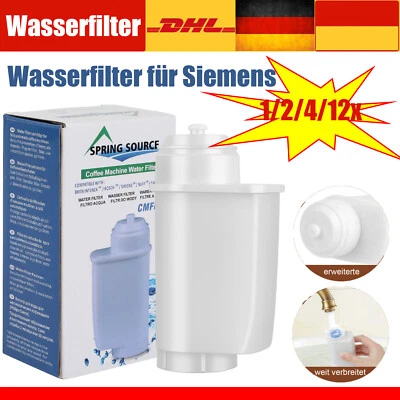 ONE 1/2/4/12x Wasserfilter für Siemens EQ.3 EQ.5 EQ.6 EQ.7 EQ.8 EQ.9,Kaffee Filter