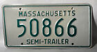 MASSACHUSETTS 50866 STATE  COLLECTIBLE  LICENSE PLATE  AWESOME! USED. SOLD AS IS
