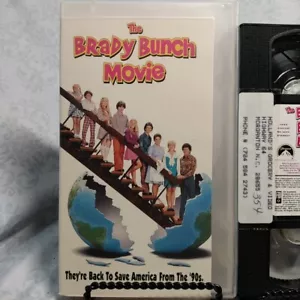 The Brady Bunch Movie VHS 1995 Video Tape Shelley Long Gary Cole VTG Comedy RARE - Picture 1 of 3