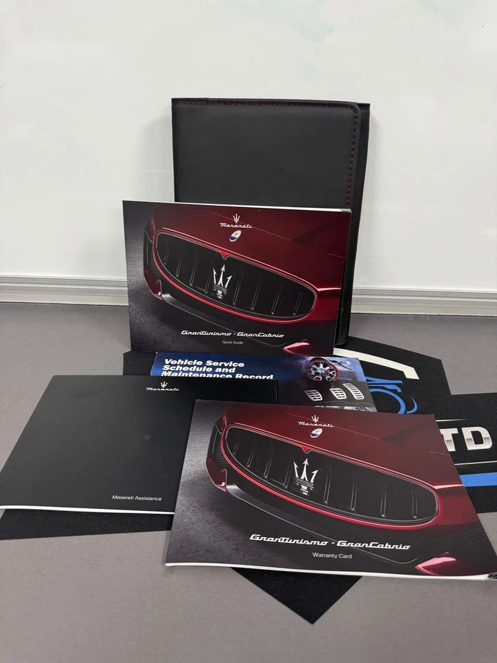 MASERATI GRANTURISMO + PAQUETE PROPIETARIO CABINA / MANUAL GUÍA DE REFERENCIA RÁPIDA 23~25 23 Foto 1 de 4