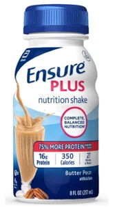 Ensure Plus Nutrition Shake, Butter Pecan, 8 Fl Oz, 6 Count 070074517872VL - Picture 1 of 1