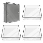 4 Pcs Plastic Sofa Seat Cushion Covers Clear PVC Waterproof Sofa Couch Covers So