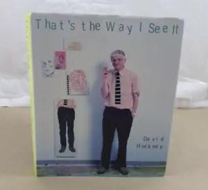 That's the Way I See It By David Hockney- Hardcover Book, Art Chronicle w/ DJ - Imagen 1 de 11