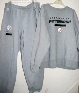 CAMISA TRAJE DE SUDADERA NIKE PITTSBURGH STEELERS (66) + PANTALONES EMITIDOS POR EL EQUIPO NFL (TALLA 3XL) - Imagen 1 de 17
