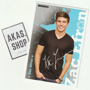 Zac Efron/ Thomas Müller BRAVO 2010 German Autograph Card ULTRA RARE Music - Picture 1 of 2