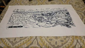 Rare Huge Tedeschi Trucks Band Signs Beach Towel 100% Cotton TTB 59X35 Awesome - Picture 1 of 12