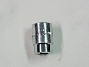 MAC Tools - 7/16" SAE Shallow Chrome Socket 1/4” Drive 6 Point M146 - Picture 1 of 4