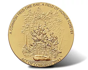 US MINT FALLEN HEROES 3 INCH 911 BRONZE FLIGHT 93 MEDAL MINT SEALED - Picture 1 of 2