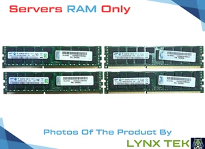 32GB Samsung (4x8GB) 8GB 2Rx4 PC3L-10600R DDR3 IBM Certified Server Memory - Picture 1 of 1