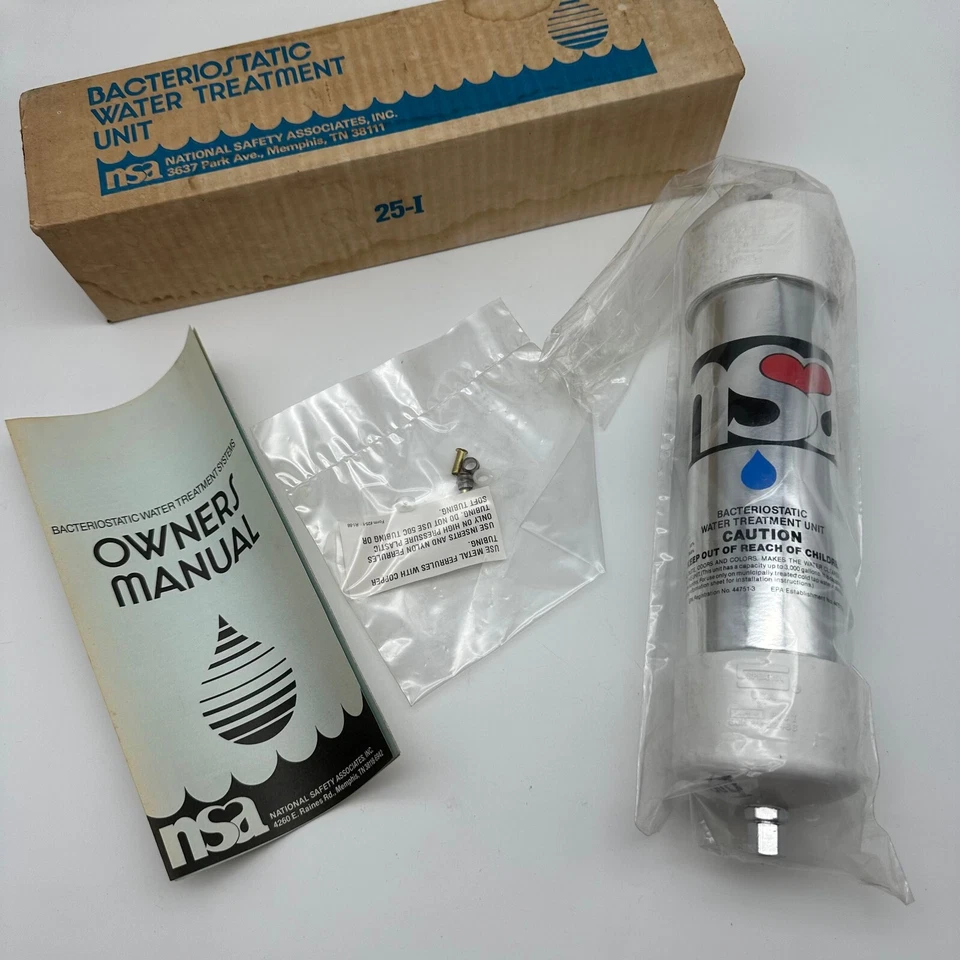 NSA 25I BACTERIOSTATIC INLINE WATER TREATMENT UNIT - NOS - Image 1 of 4