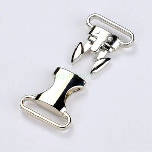 5/10X Metal Quick Side Release Buckle Slider Clip For Webbing Strap Belt DIY HOT - Picture 1 of 8