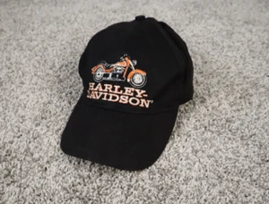 Vintage Harley Davidson Hat Cap Adjustable Snapback Motorcycle - Picture 1 of 5