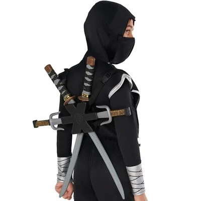 Kids Toy Ninja Sword Set Boys Plastic Weapon Warrior Costume Accessory - Image 1 of 4
