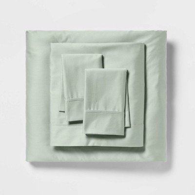 Threshold 400 Thread Count Cotton Sateen 4-Pi...