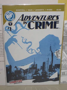 Adventures in Crime #1 - Firmado Hoyt Silva - Variante exclusiva de NYCC - Action Lab - Imagen 1 de 3