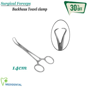 Pinzas Hemostáticas Backhaus Towel Clamp Fórceps - Bild 1 von 4