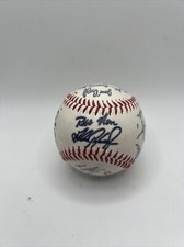 2003 SF Giants Team Ball Printed Signatures Barry Bonds JT Snow MLB Baseball