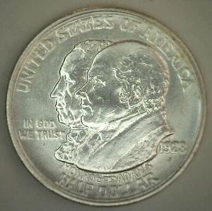 1923 S Monroe Doctrine Silver Half Dollar 50c Coin Uncirculated 50 Cents Commem - Picture 1 of 2