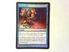 Foil Call to Heel	 Shards of Alara - Magic the Gathering Mtg - Blue