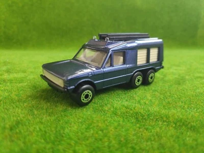 Matchbox Land Rover Carmichael Commando 1982 / D Blue / Ladder / Bulgarian Base - Image 1 of 4