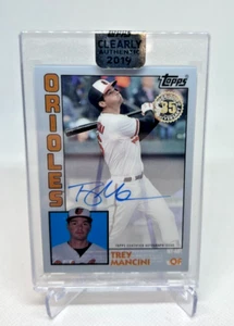 2019 Topps Clearly Authentic TREY MANCINI On Card Encased AUTO #TBA-TM Orioles - Picture 1 of 2