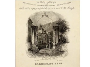 CHUR AM DOM ZU CHUR IN SVIZZERA orig. Acciaio St. Lungo 1858 - Foto 1 di 3