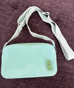 Bolso Bandolera Santa Lolla Jade Verde Jalea Cartera Brasil Goma Suave Plástico - Imagen 1 de 11